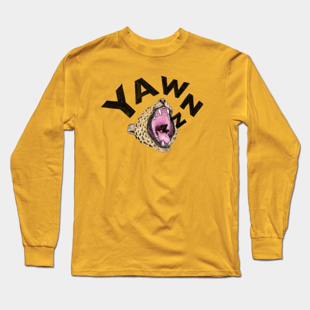 Yawnz Long Sleeve T-Shirt by martinascott